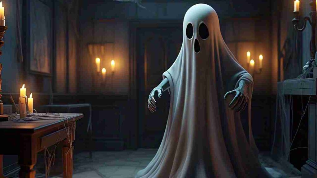 Chilling Encounter in a Haunted House
