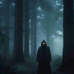 creature in the dark woods